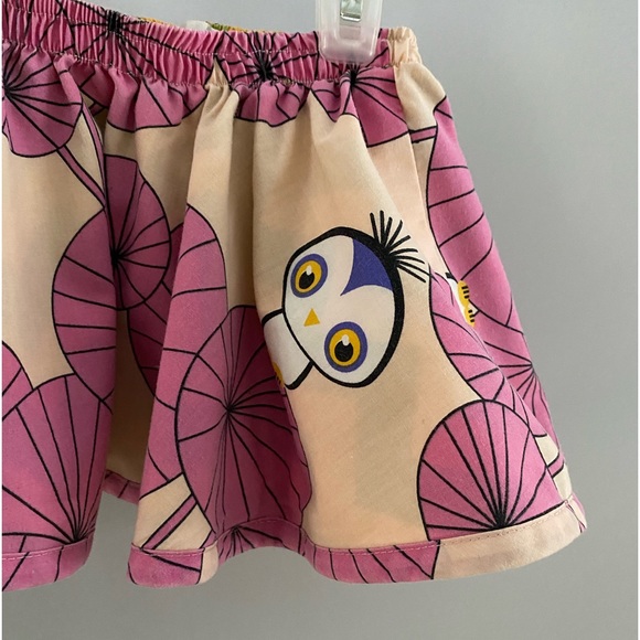 Right Bank Babies Circle Skirt Floral Bird 12 M - Picture 3 of 11